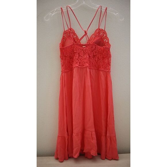 Victoria's Secret PINK 11174064 Women's Sz XS Coral Strappy Sundress - Picture 2 of 11